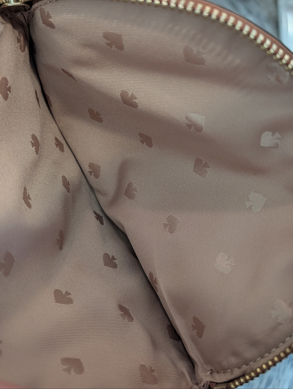 kate spade Pebbled Leather Drawstring Backpack in Tan - Picture 10 of 16
